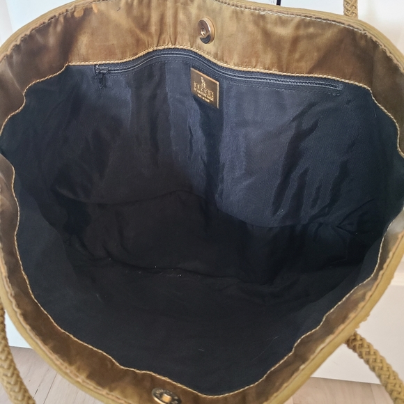 De vecchi by Hamilton Hodge chartreuse rope bag NWOT - Picture 4 of 4